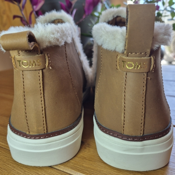 TOMS Bryce Brown Sugar Leather Sneakers‎ - Womens Size 11 - Picture 5 of 8